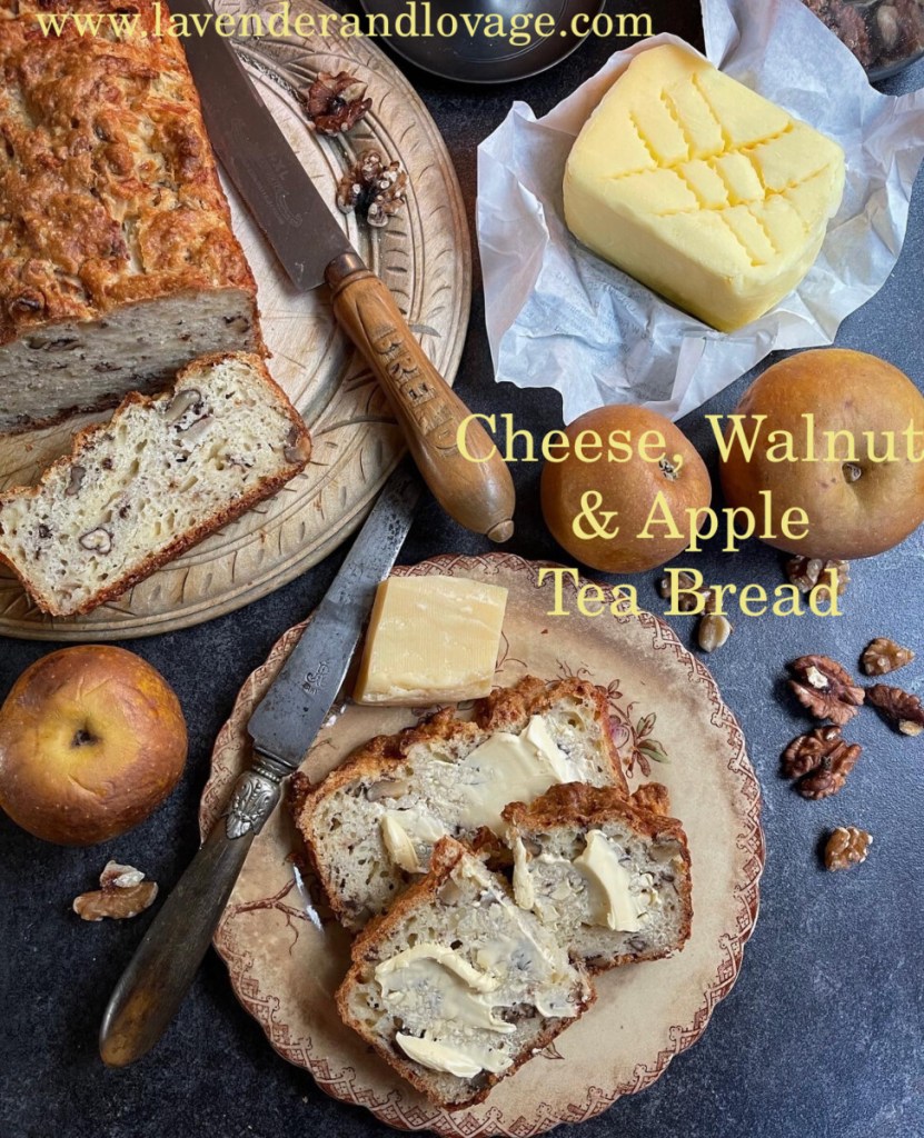 Cheese, Walnut & Apple Tea Bread