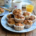 Cheese, Sweetcorn and Spring Onion Muffins