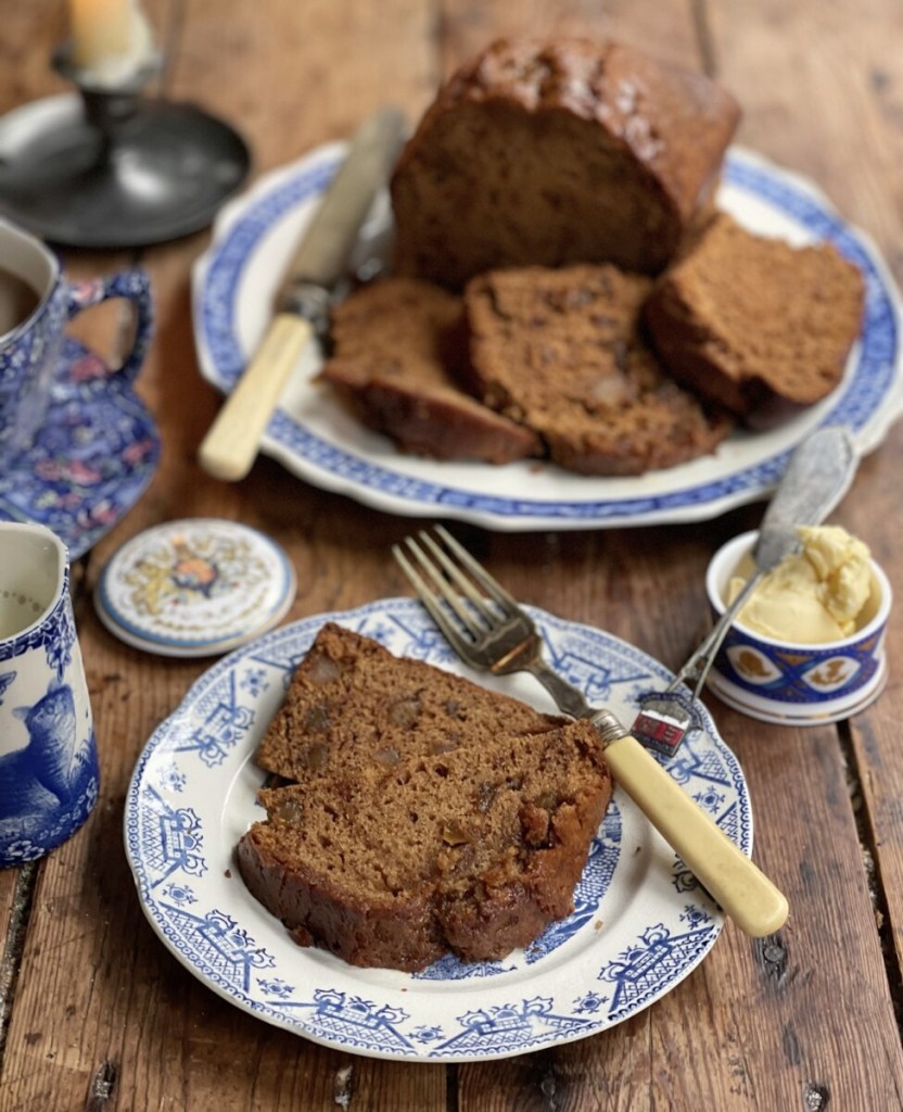This Honey Ginger Tea Loaf recipe is from the 38th edition, which is from 1988. I'ver never really noticed this recipe before, and it's the first time I've made it.

However, I will be making it again, as it is a fabulous tea loaf; it's dark and sticky with a real hit of ginger, which marries well with the sweetness from the honey.