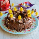 No Bake Creme Egg & Malteser Chocolate Tiffin Bundt Cake