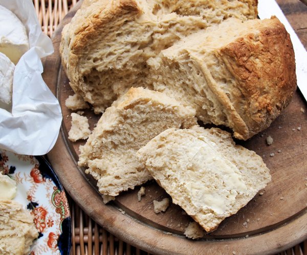 Rural Store Cupboard Supplies, Sepia Saturday and Milk Fadge: Emergency Bread (No Yeast) Recipe